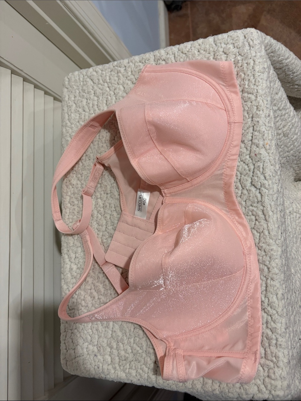 Everyday Support Underwire Bra in Soft Pink